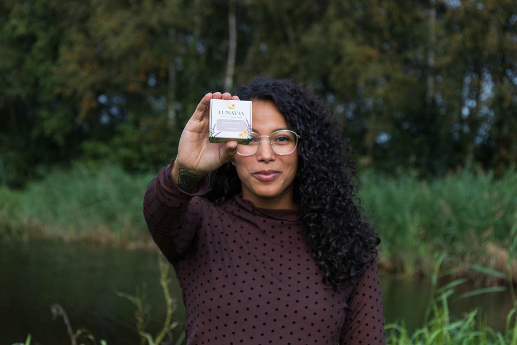 Kalmerende shampoo bar voor gevoelige hoofdhuid