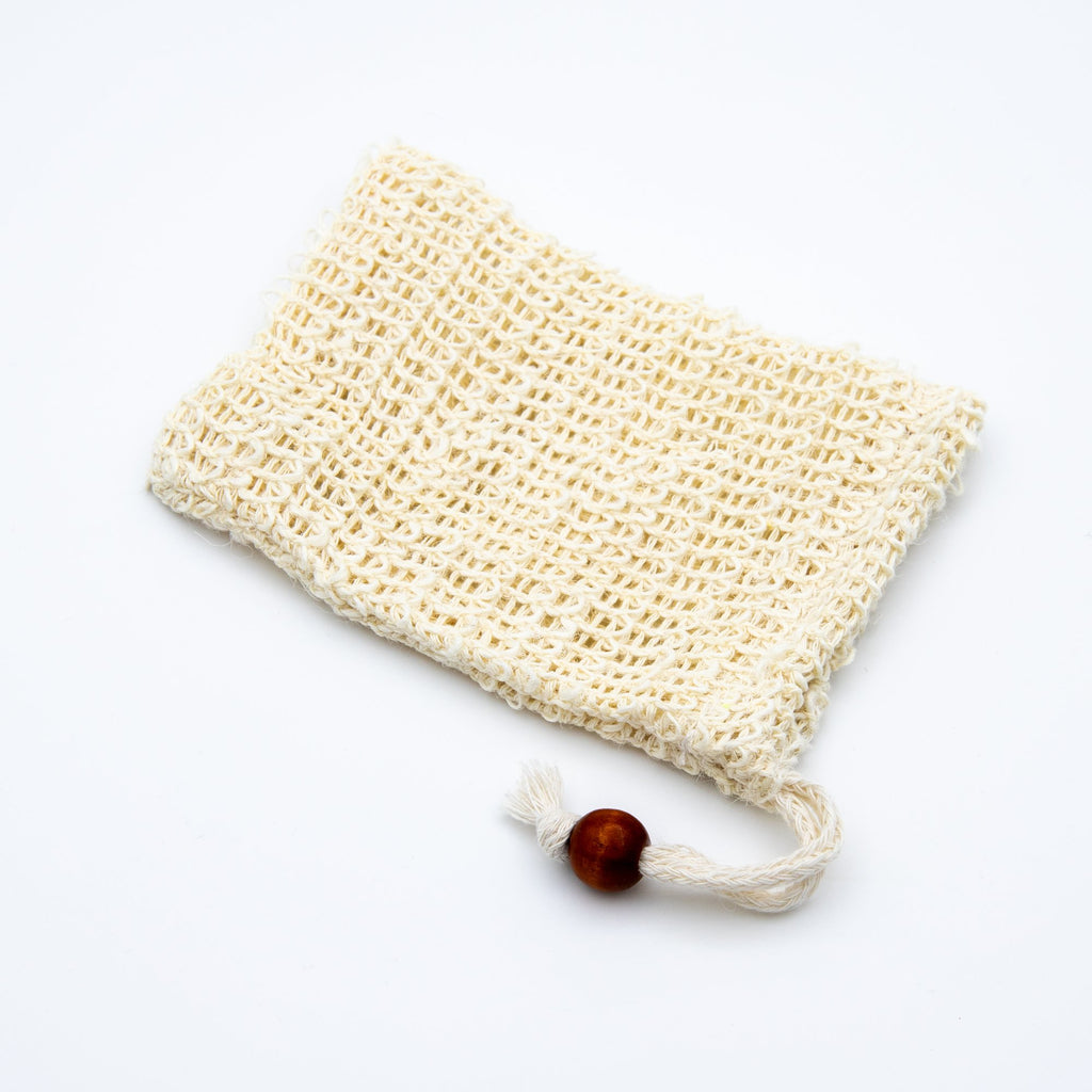 Sisal zeepzakje voor shampoo bars